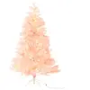 Sapin de Noël Artificiel 400 LED "Pampa" 210cm Rose Clair