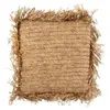 Coussin Déco Raphia 45x45cm Naturel