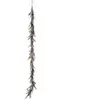 J-Line Guirlande de Noël Plumes Déco 160 cm - Argent