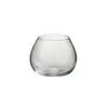 J-line Vase en verre transparent 19x19x15 cm
