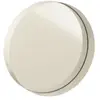 Miroir - J-LINE - Rond - 30 cm - Métal - Blanc - Décoration murale