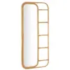 Non communiqué Miroir avec échelle en rotin naturel Caella L 180 cm