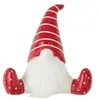 Statuette Déco - J-LINE - Père Noël Assis - Céramique - Rouge & Blanc