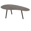 Table Basse Design - J-LINE - Goutte - 89cm - Aluminium - Asymétrique
