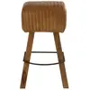 Hellin Tabouret gym cuir camel naturel Xavier hauteur d'assise 75 cm