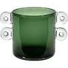 Vase en verre vert foncé Wind & Fire - Serax