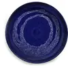 Plat service Feast par Ottolenghi grès lapis lazuli/blanc Ø35 cm Serax