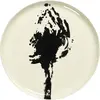 Assiette de service blanche avec artichaut noir Feast - Serax