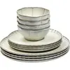 Set de vaisselle 12 pièces en grès blanc Inku - Serax