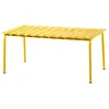Table rectangulaire Aligned - jaune valerie_objects
