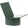 Chaise basse en acier verte Valérie - Serax