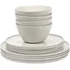 Set de vaisselle 12 pièces en porcelaine ivoire Cena - Serax