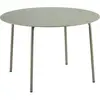 Table à manger ronde en aluminium verte 115 x 74 cm August - Serax
