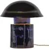 Lampe de table en grès vitré bleu foncé 36,5x40cm John - Serax