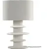 Lampe de table n°3 en papier mâché blanc 69cm Earth - Serax