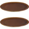 Serax - Assiette OUT OF LINES - Marron - Grès émaillé - Designer Uncha...