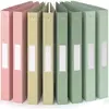 ACROPAQ 8x Classeur A4- 4 Anneaux- Dos 3,5 cm pour 200 feuilles- Étiqu...