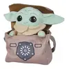 Personnage en peluche Star Wars Disney Mandalorien L'enfant et sac 25 cm