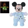 Simba Toys NICOTOY 6315872503 Disney Mickey, Peluche, 25 cm, Pyjama étoilé lumineuxm +0m