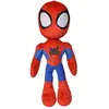 Simba Peluche - Spiderman - 50cm - Yeux lumineux - Rouge/Bleu - Licence Disney