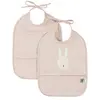 Lot de 2 bavoirs imperméable Mrs. Rabbit