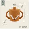 Trixie Tasse d'apprentissage en silicone Mr. Fox