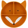 Trixie Assiette à compartiments en silicone Mr. Fox