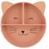 Trixie Assiette à compartiments en silicone et ventouse Mrs. Cat