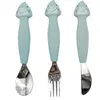 Trixie Set de 3 couverts en silicone Mr. Shark
