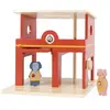Trixie Caserne de pompiers en bois All animals