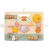 Panneau d'activités en bois Mrs. Cat