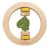 Trixie Hochet Rond En Bois Mr Dino - Vert