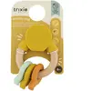 Trixie Anneau D'Activités En Silicone Et Bois Mr Lion - Jaune