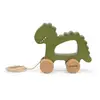 Trixie Jouet à tirer en bois Mr. Dino