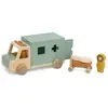 Trixie Ambulance En Bois - Multicolore