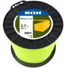KOX - Fil carré pour débroussailleuse ProLine, épaisseur : 2,7 mm, lon...