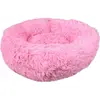 Flamingo Coussin pour Chien Krems Donut Rond Rose - diamètre 50cm