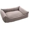Flamingo Panier Avalon RECTANGULAIRE + Fermeture Eclair Gris Clair 100x80x25CM
