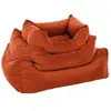 Panier pour chien rectangle Flamingo Celeste Marron 100x80x25 cm 522132