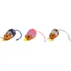 Jouet Chat - Flamingo lot de 3 Souris Mohair Multicolore