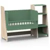 Berceau cododo évolutif avec colonne étagère Asymetry Montessori (colo...