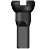 Sapim Polyax 16 mm, 525079051, écrous pour axe de roue de vélo, 100 pi...