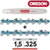 Oregon - Pack 1 guide + 2 chaînes tronçonneuse 325 058 33cm