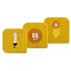 Trixie Lot de 3 boîtes à goûter Mr. Lion