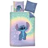 AYMAX Parure de lit Housse + 1 taie 140x200 cm STITCH