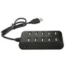 Hub On Earz Mobile Gear 10 Ports USB 2.0 avec adaptateur secteur 2.5A