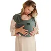 BABYLONIA Baby Carriers | porte-bébé | Porte-bébé nouveau-nés dès la naissance | porte-bébés | 100% coton biologique | Modèle BB EASY| Dark Grey