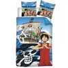 AYMAX S.P.R.L. One Piece - Parure de lit enfant coton 57 fils 1 place - Housse de Couette 140x200 cm et une Taie d'oreiller 65x65 cm.