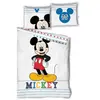 AYMAX Parure de lit simple- Mickey debout - 140 cm x 200 cm