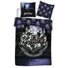 AYMAX S.P.R.L. Parure Housse de couette enfant en polyester HARRY POTTER bleu 140x200 cm